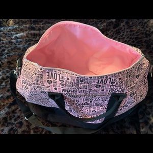 Vickie’s duffel bag